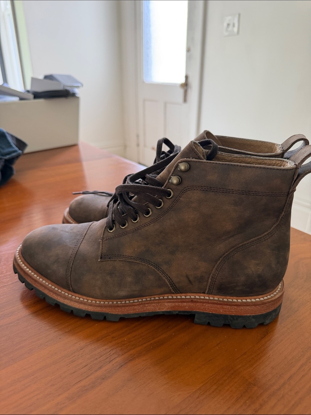 Taylor Stitch Mens Moto Boot | 8.5